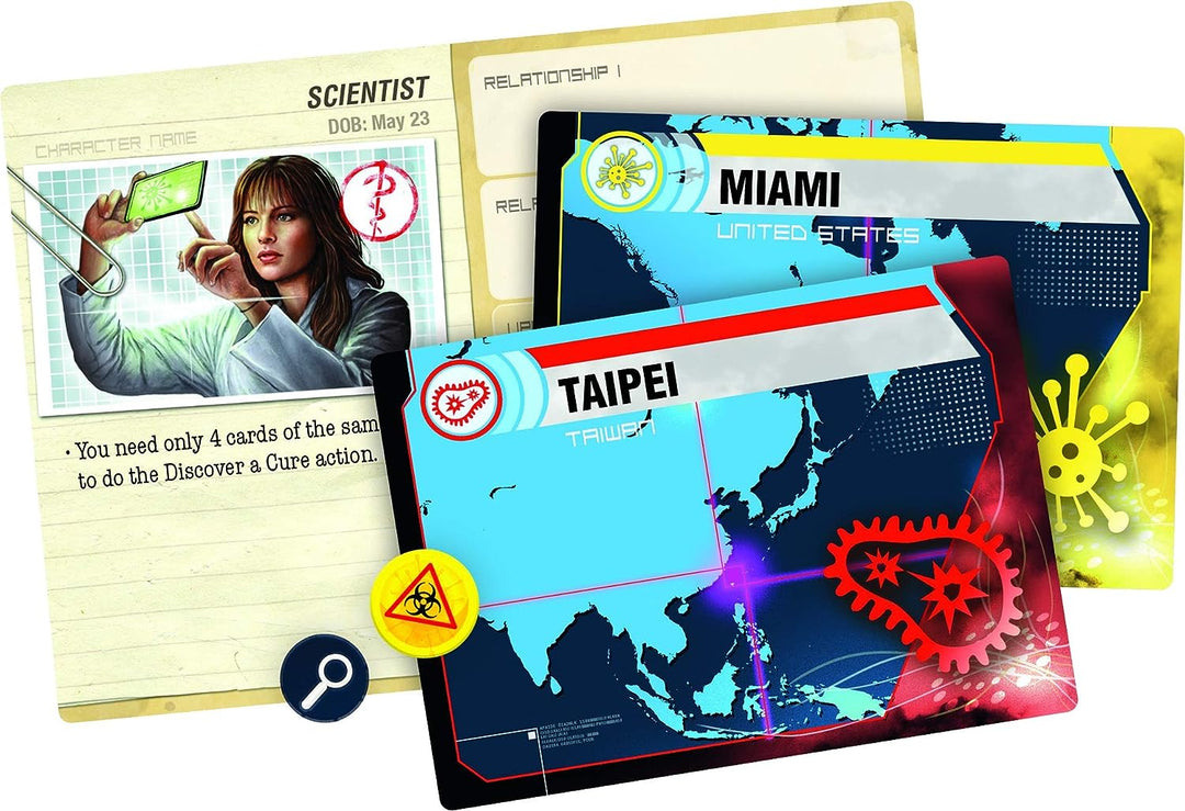 Z-Man-Spiele | Pandemic Legacy Staffel 1 Blue Edition | Brettspiel | Ab 13 Jahren | Fo