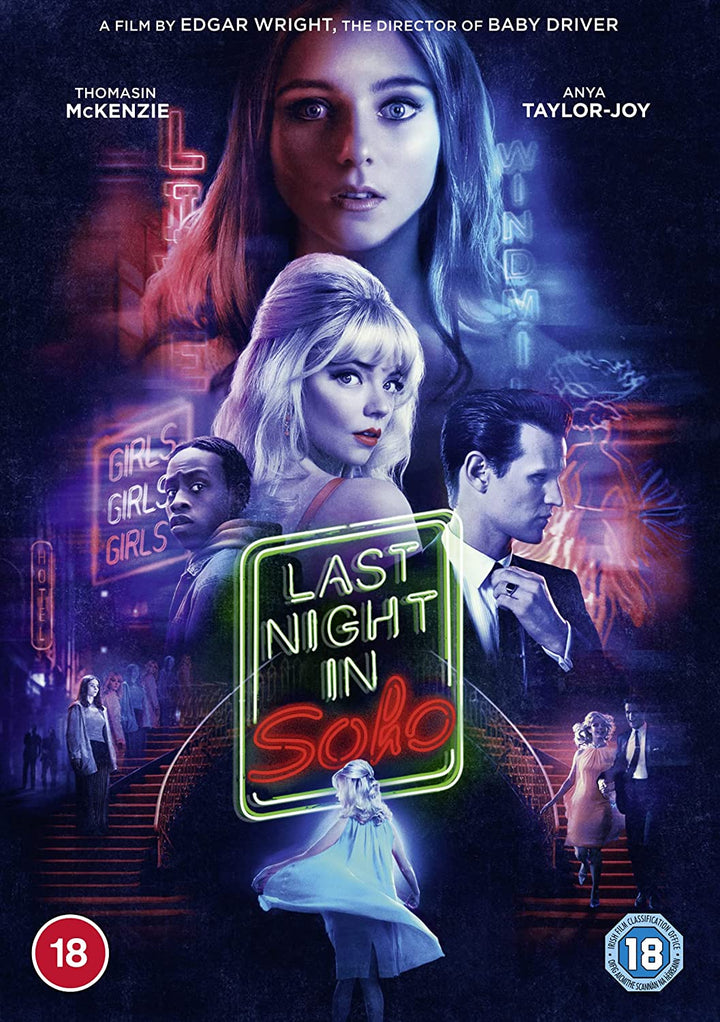 Last Night In Soho Horror/Drama -  [2021] [DVD]