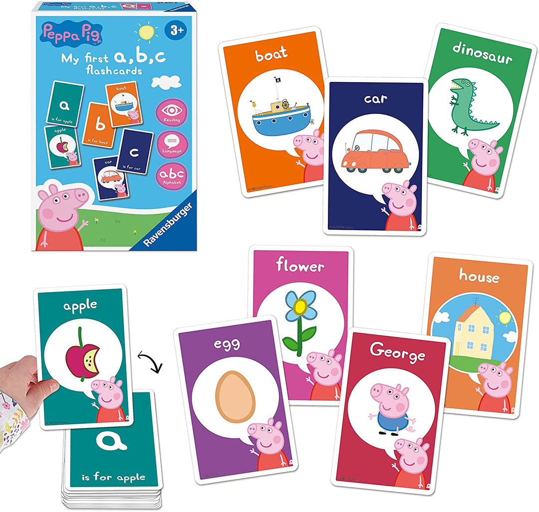 Ravensburger Peppa Pig Mein erstes Flash-Kartenspiel für Kinder ab 4 Jahren – Ideal