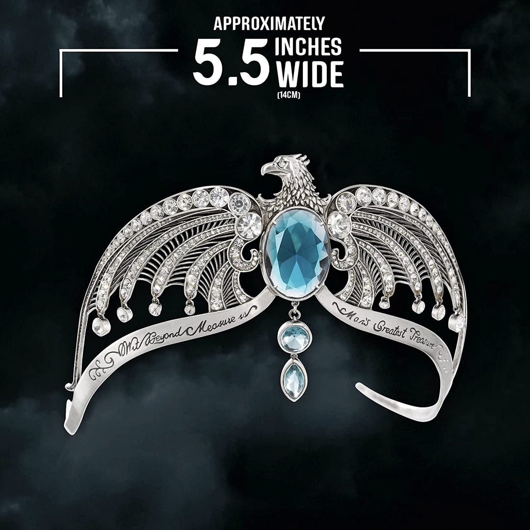 The Noble Collection Harry Potter Ravenclaw-Diadem – 14 cm, versilbert