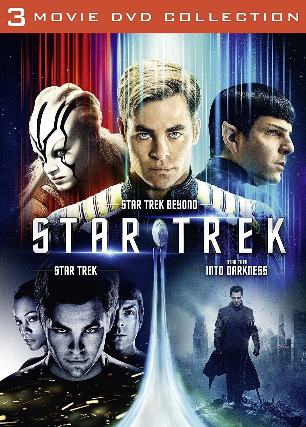 Star Trek, Star Trek Into Darkness & Star Trek Beyond [2016] -  Sci-fi  [DVD]