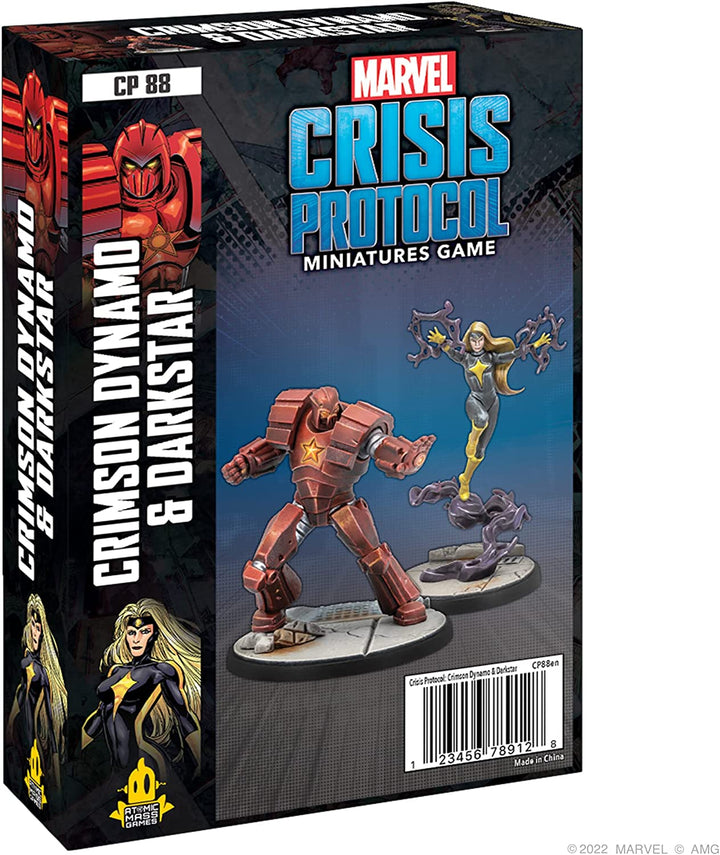 Atomic Mass Games Crimson Dynamo & Dark Star: Marvel Crisis Protocol Miniatures