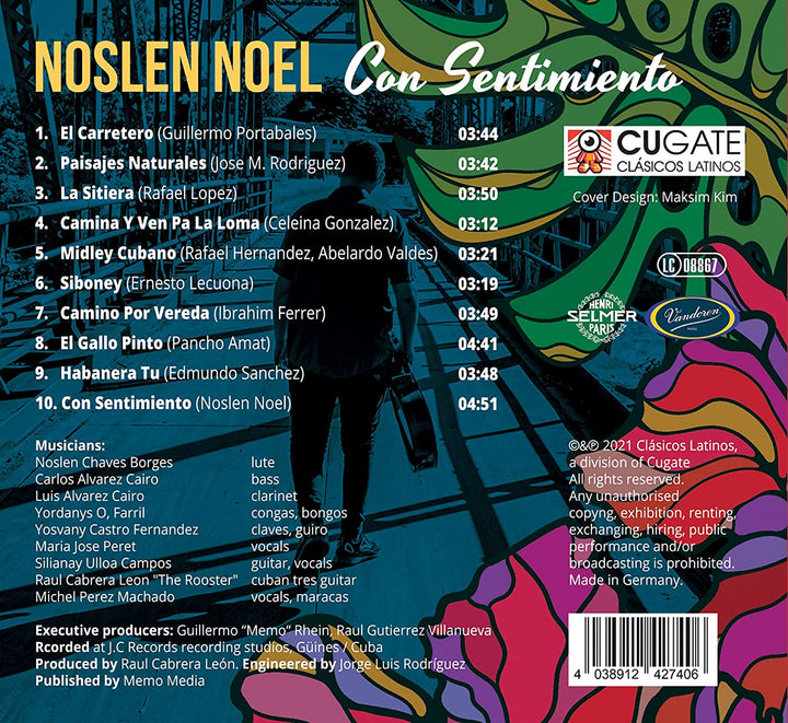 Noslen Noel - Noslen Noel: Con Sentimiento [Noslen Noel; Noslen Chaves Borges; Carlos Alvarez Cairo] [Cugate Clasicos Latinos: CLL008] [Audio CD]