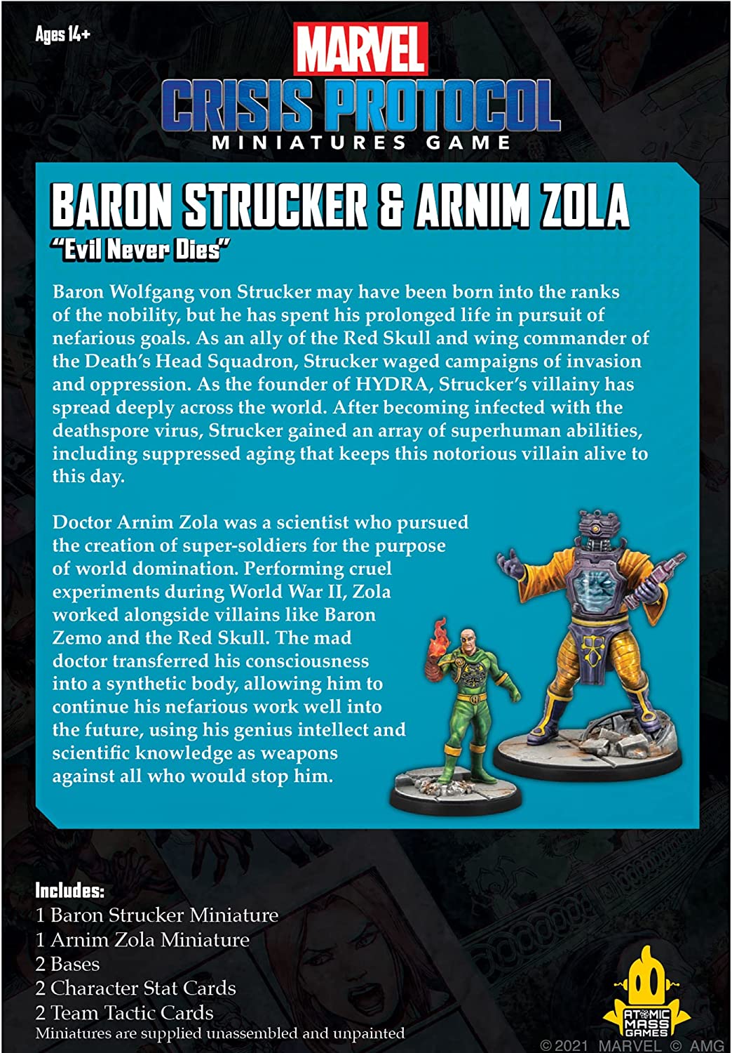 Marvel Crisis Protocol Baron Strucker & Arnim Zola