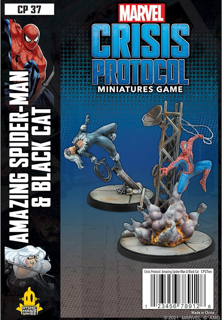 Atomic Mass Games | Marvel Crisis Protocol: Character Pack: Amazing Spider-Man & Black Cat