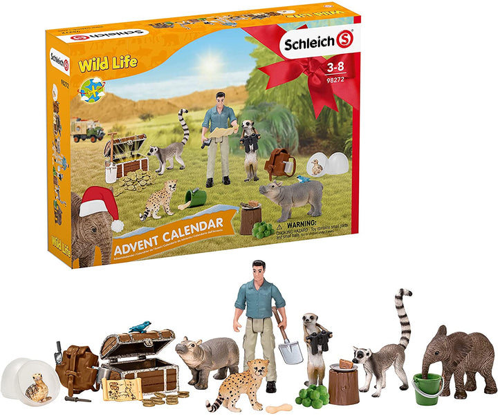 Schleich 98272 Calendario dell&#39;Avvento Wild Life 2021