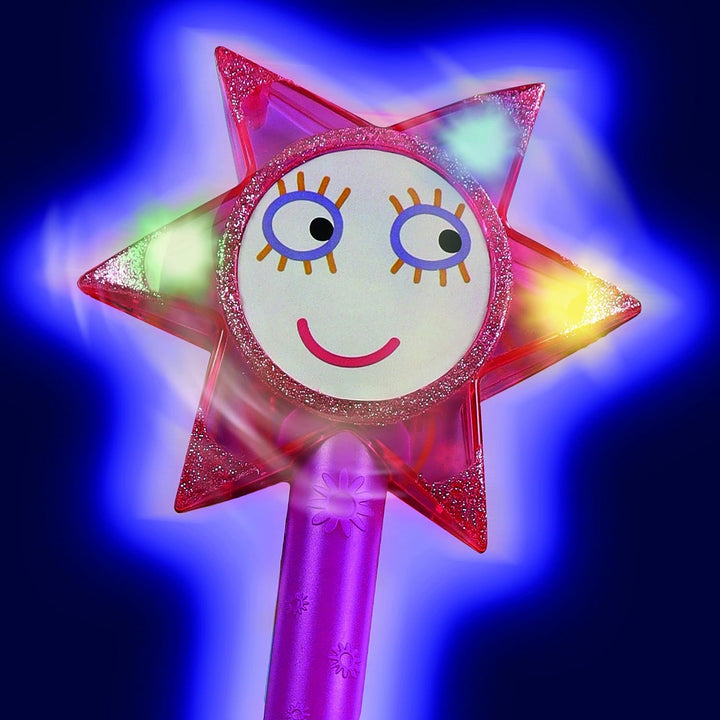 Ben & Holly Sparkle & Spell Wand - Interactive Light-Up Wand with Sounds & 3 Play Modes for Ages 3+
