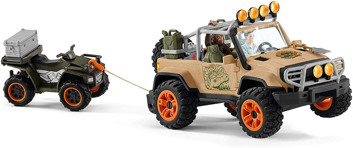 Schleich Wild Life 42410 4x4 voertuig met lier