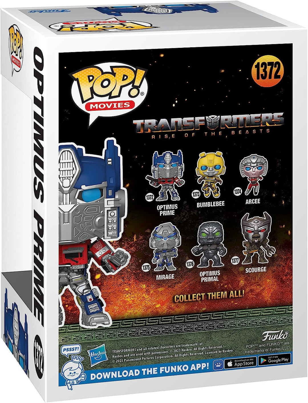 Funko POP! Movies: Transformers: Rise Of The Beasts - Optimus Prime Pop! Vinyl