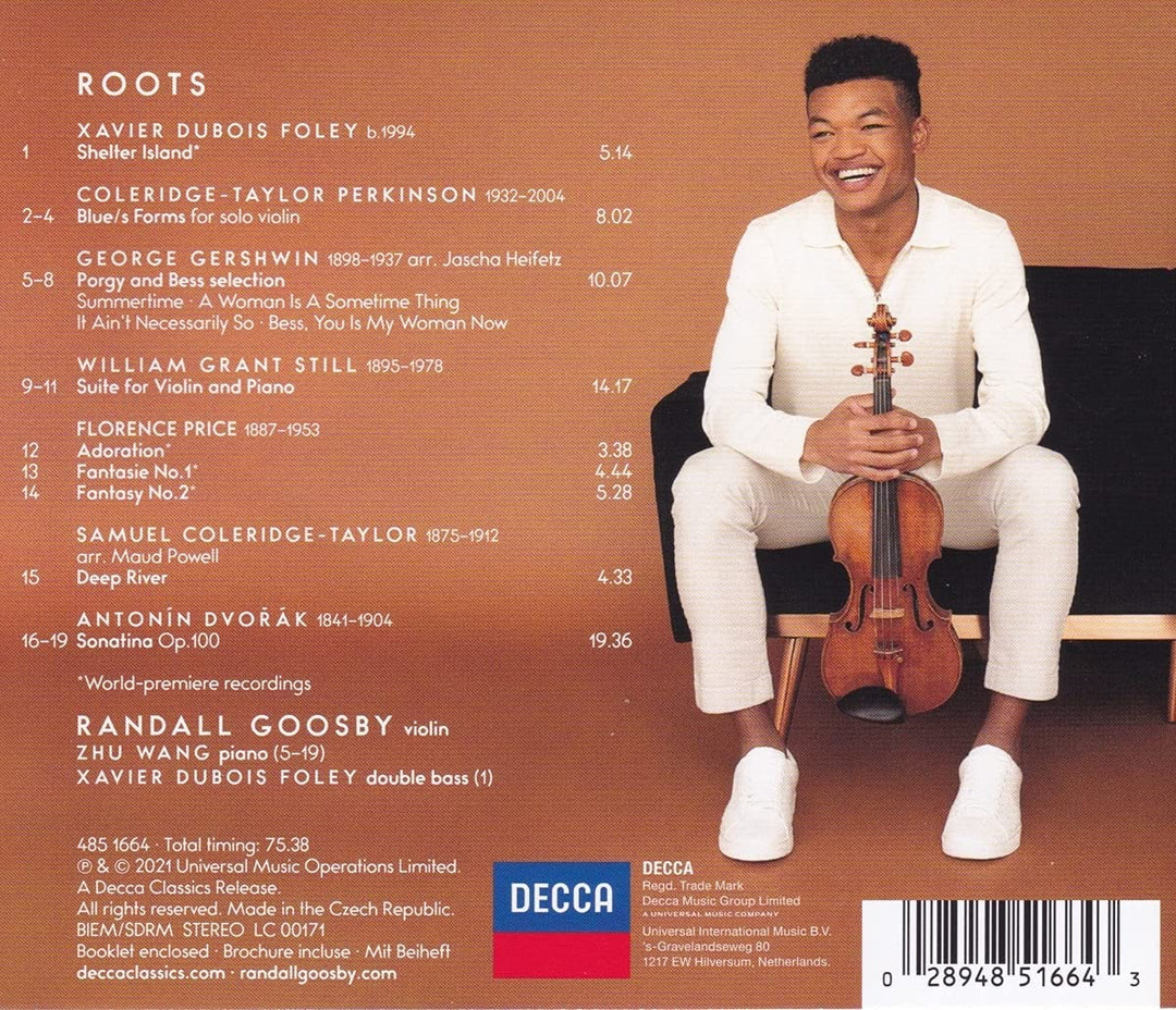 Randall Goosby – Roots [Audio-CD]