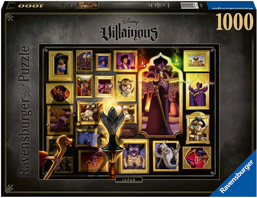 Ravensburger 15023 Princess Disney Villainous Jafar, 1000pc Jigsaw Puzzle, Multicoloured