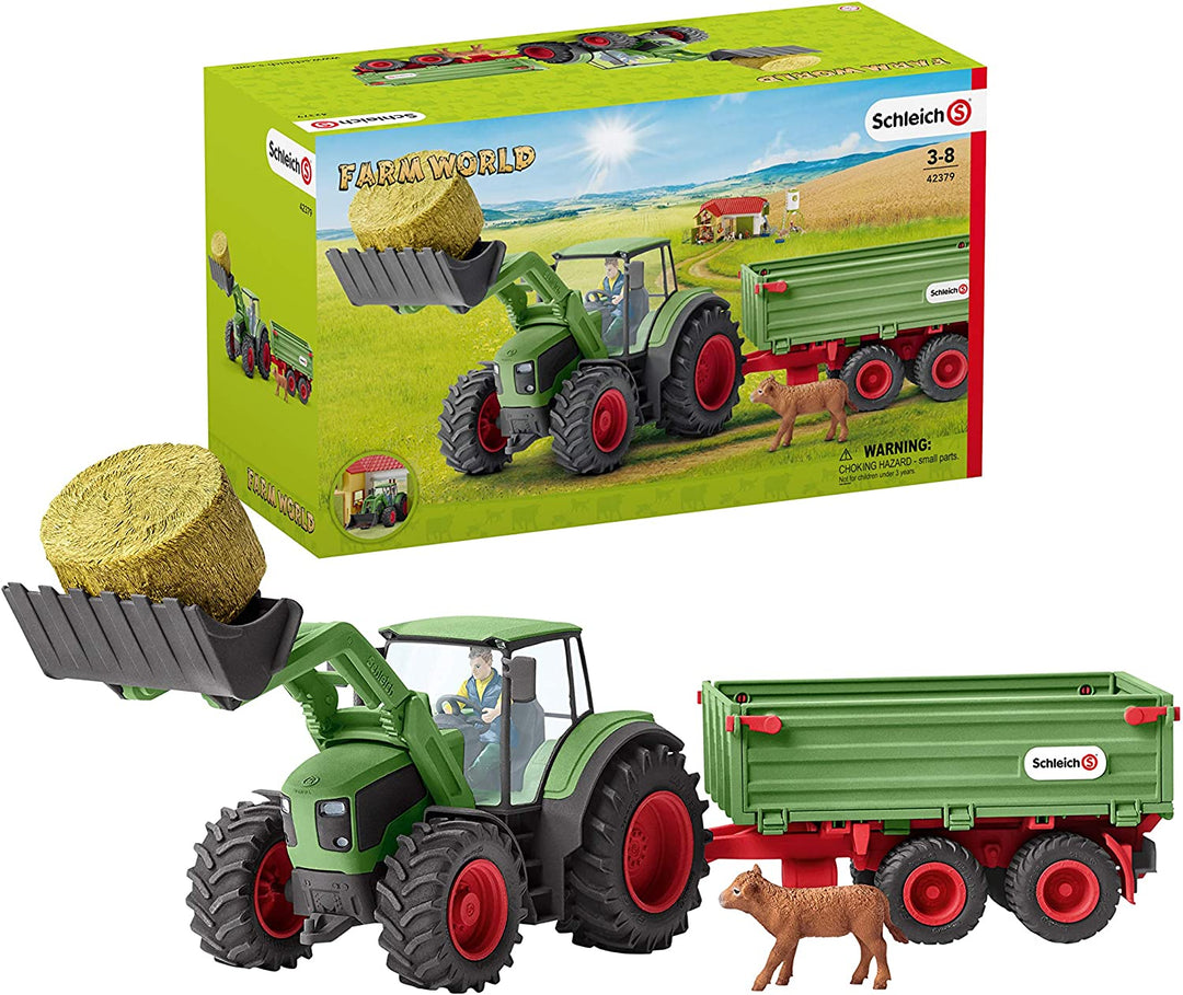 Schleich 42379 Traktor mit Anhänger