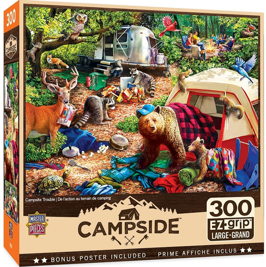 300 Piece Jigsaw Puzzle for Adult, Family, Or Kids - Day at The Lake by Masterpi