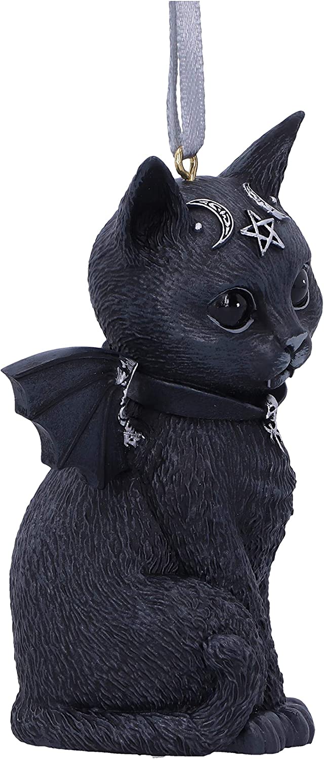 Nemesis Now Malpuss Black Bat Cat Hanging Decorative Ornament 9.2cm