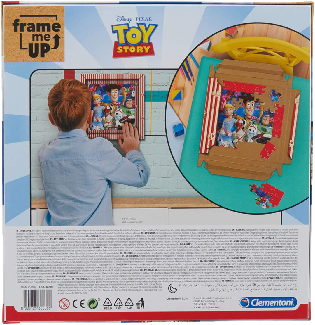 Clementoni - 38806 - Frame Me Up puzzle for children - Disney Toy Story 4 - 60 pieces - Made in Italy - Ages 6 Years Plus