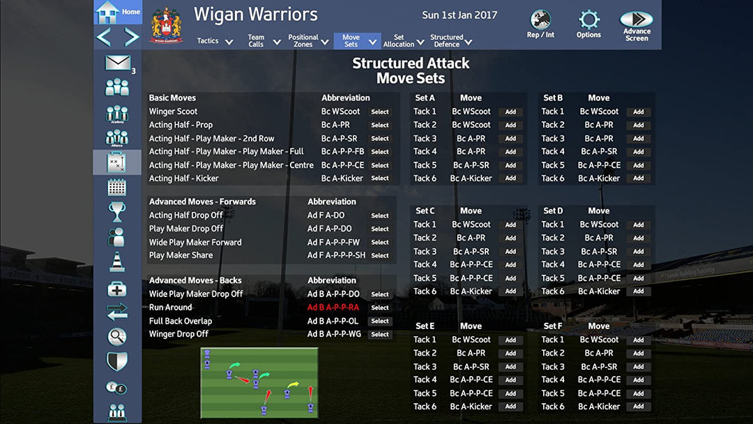 Rugby League Team Manager 2018 (PC DVD/Mac)