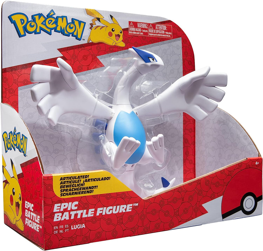 Pokémon PKW0183 Pokemon Lugia Epic Battle FIGURE-6-Inch-Articulated-Authentic Details