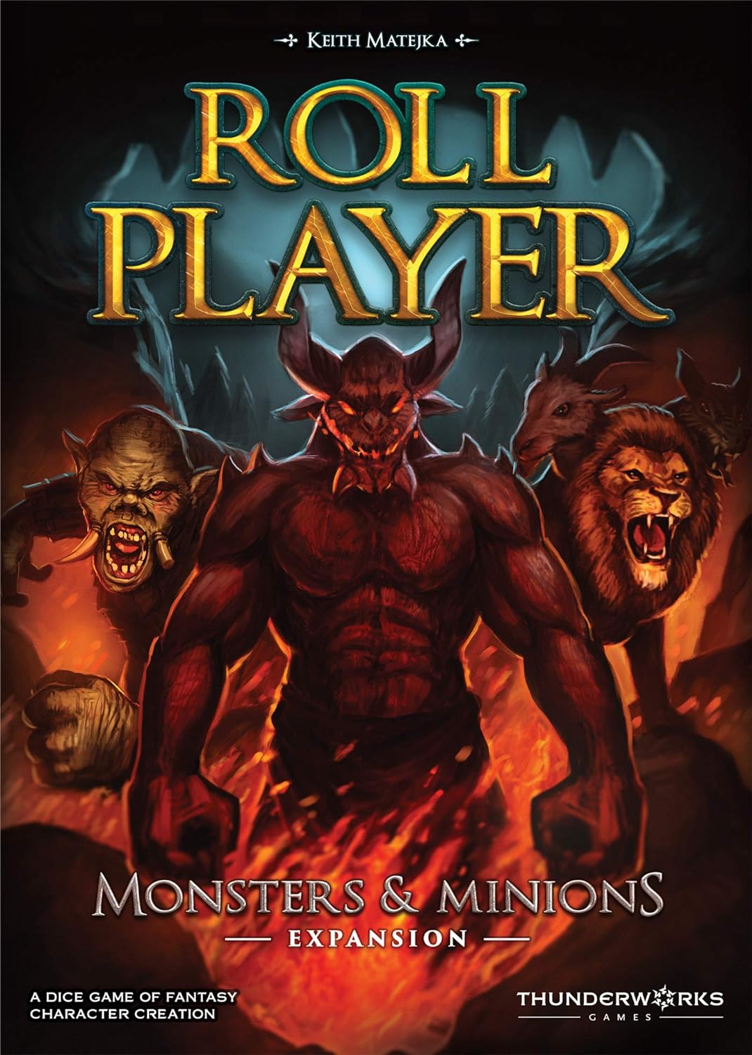 Thunderworks Games TWK2002 Roll Player: Monsters & Minions Expansion, Mixed Colours