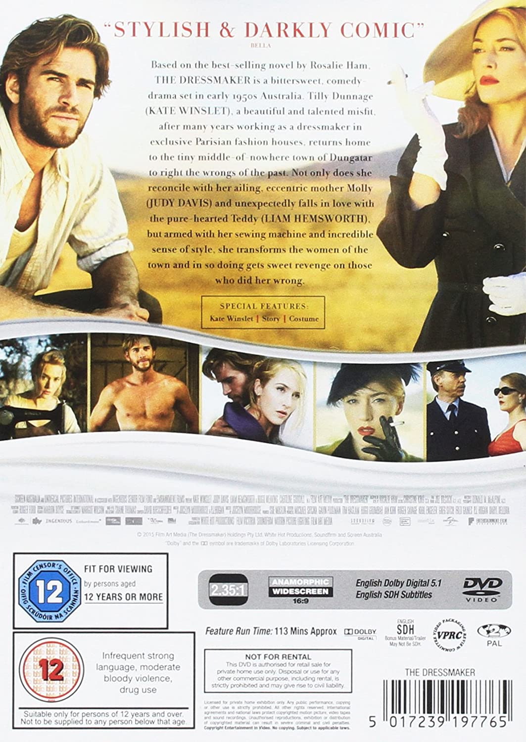 The Dressmaker [DVD] [2017]