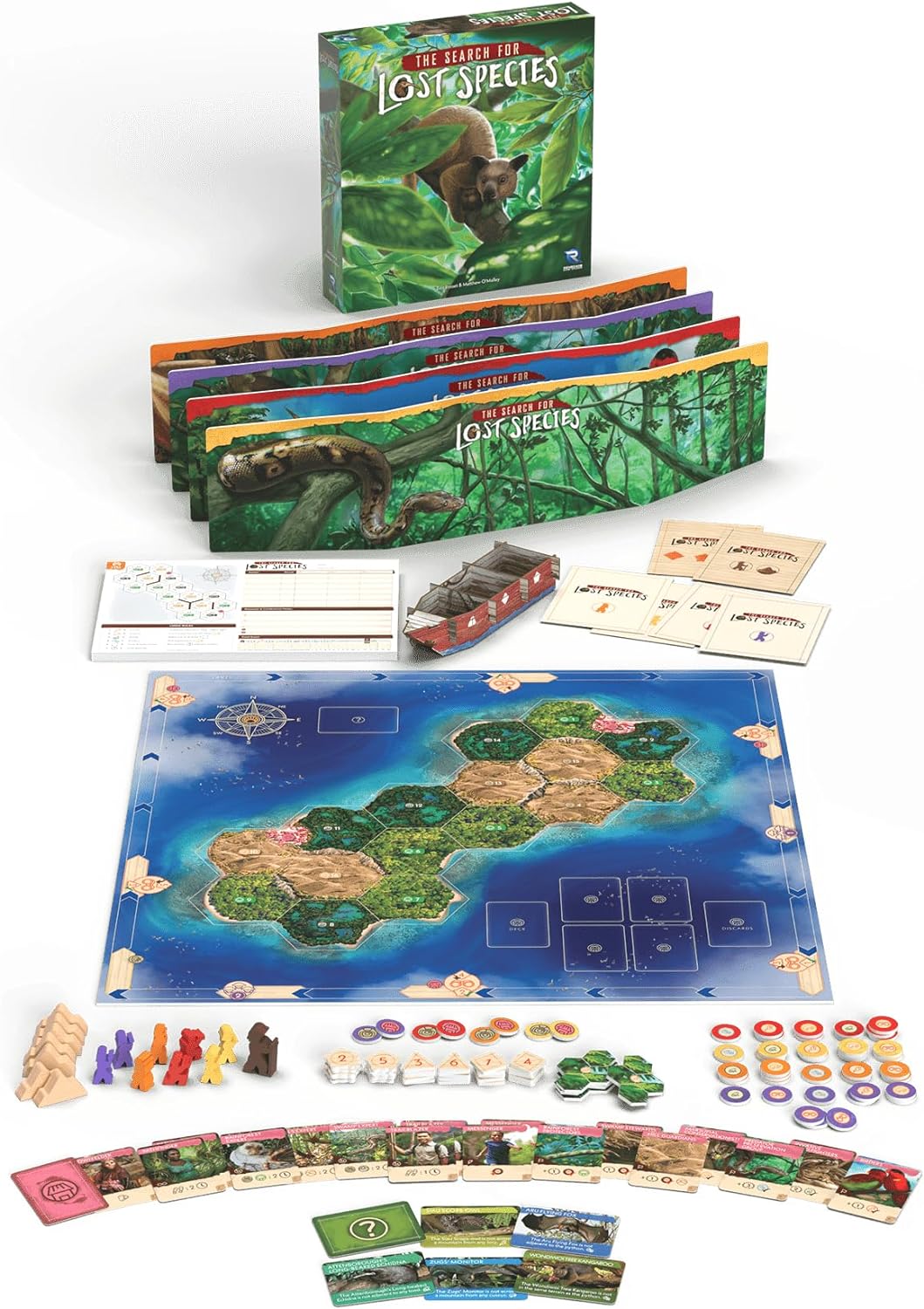 Renegade Game Studio | The Search for Lost Species | Board Game | Ages 13+ | 1-4