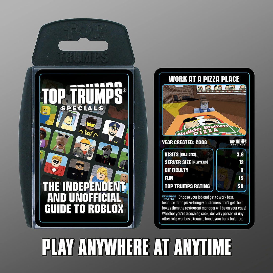 The Independent and Unofficial Guide to Roblox Top Trumps Special Card Games