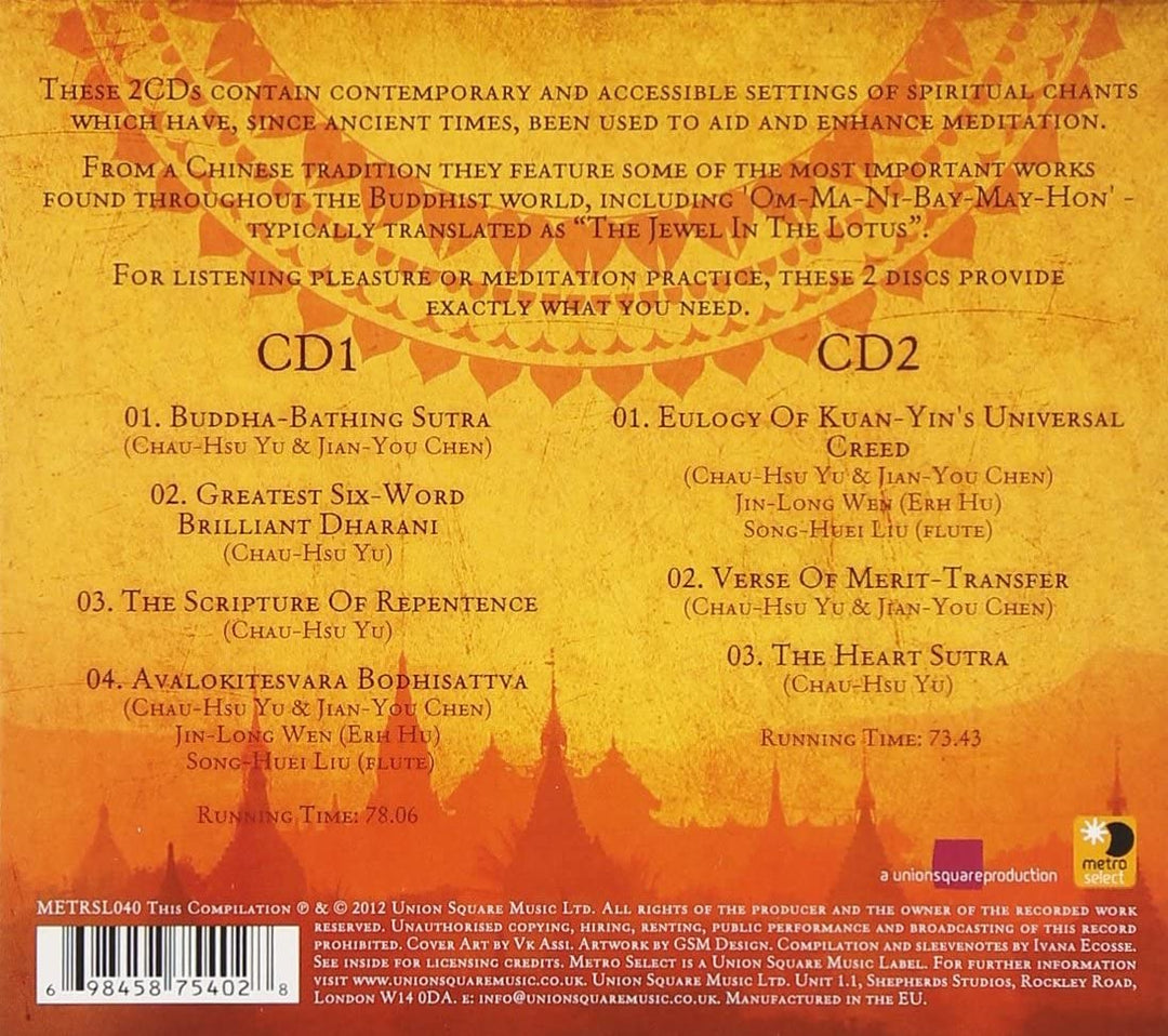 Buddhist Chants: Music For Relaxation & Meditation - [Audio CD]