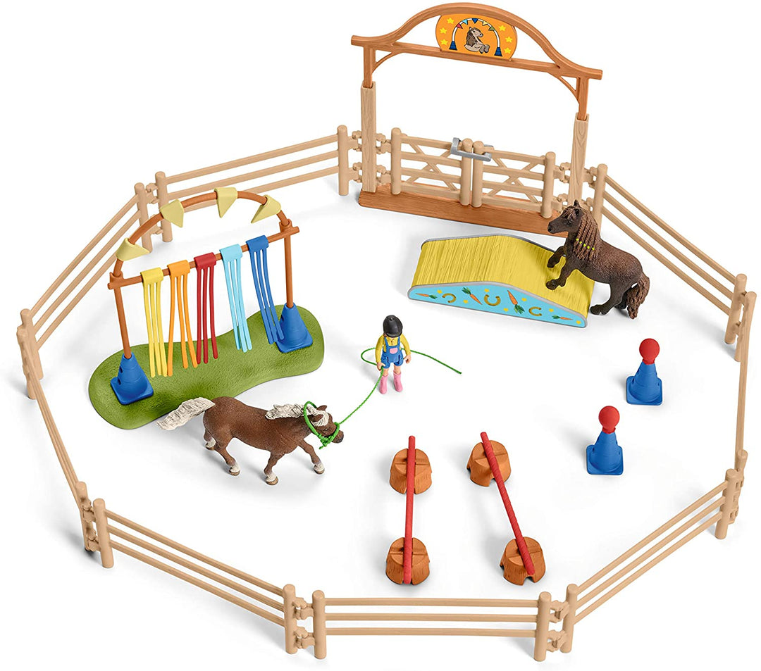 Schleich 42481 Farm World Pony Behendigheidstraining