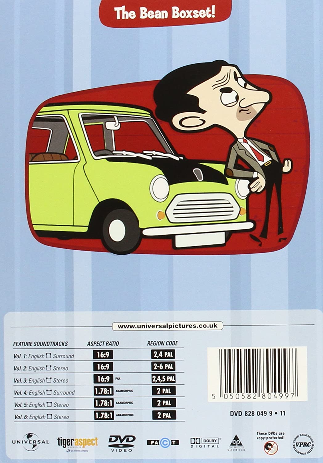 Mr Bean: The Animated Series - Volumes 1-6 [DVD]