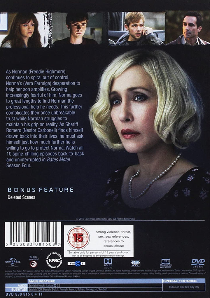 Bates Motel - Season 4 [2016] -  Thriller [DVD]