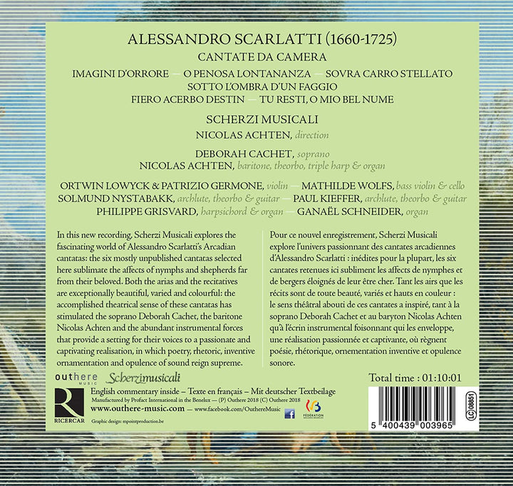 Deborah Cachet - Alessandro Scarlatti: O Penosa Lontananza; Cantate da Camera [Audio CD]