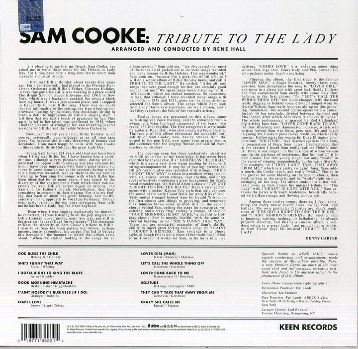 Sam Cooke - Tribute To The Lady [VINYL]