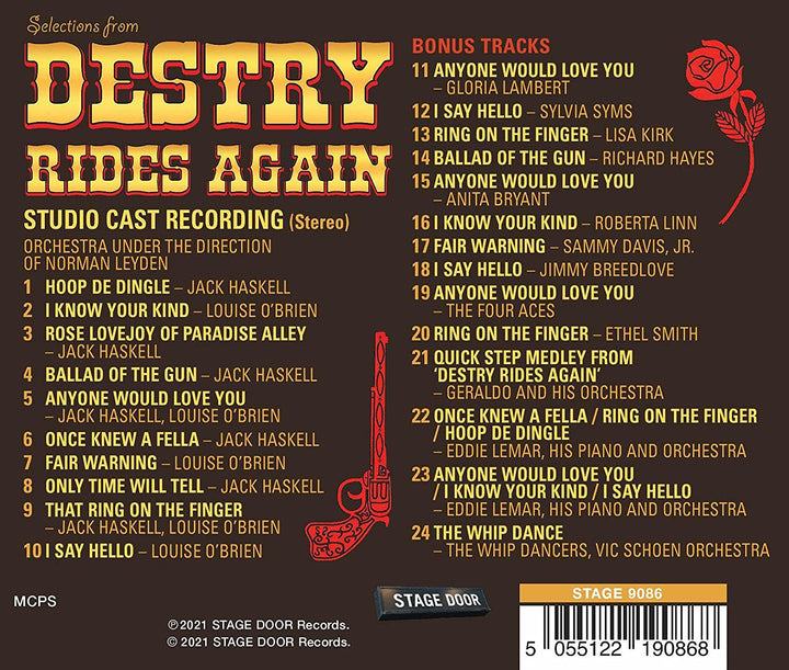 Studio Cast Recording - Destry Rides Again [Audio CD]