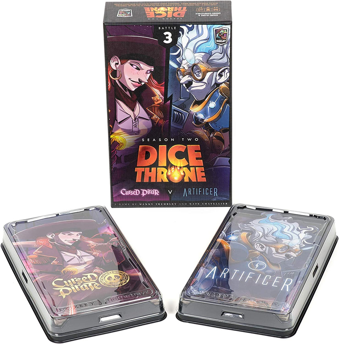 Dice Throne Season Two Box 3: Cursed Pirate vs. Artificer