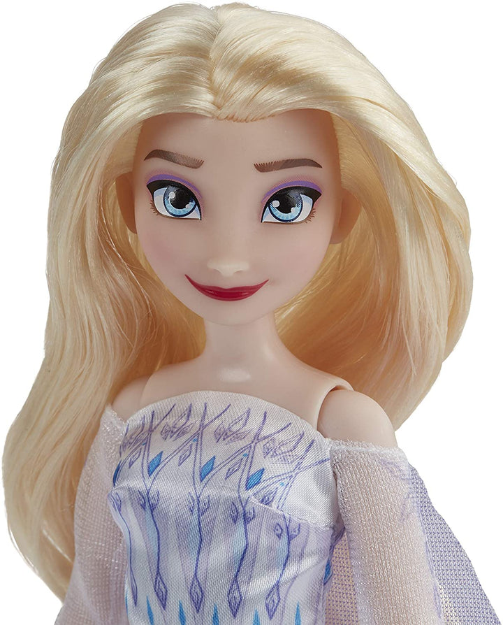 Disney Frozen 2 Snow Queen Elsa Fashion Doll, Dress, Shoes, and Long Blonde Hair, Toy for Kids 3 Years Old and Up