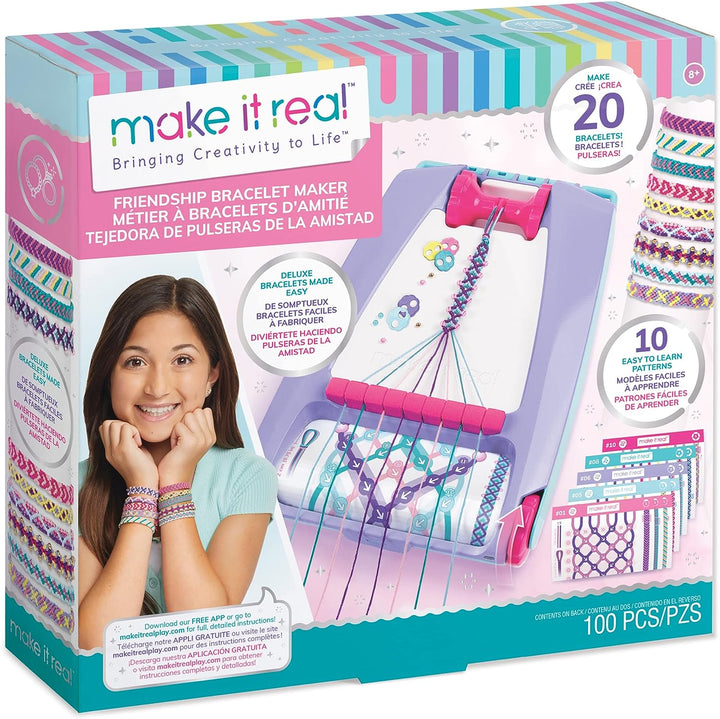 Make It Real 1457 Friendship Bracelet Maker Craft Kit, Multi