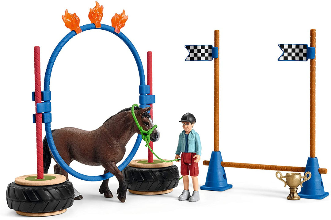 Schleich 42482 Farm World Pony Agility Race