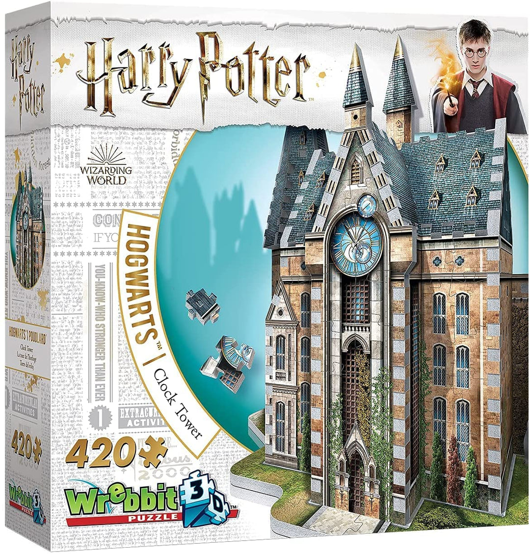 Wrebbit 3D Puzzle Harry Potter: Hogwarts Clock Tower (420pc)