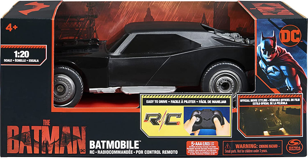 DC Comics 6060469 Batmobile Remote Control Car with Official Batman Movie Stylin