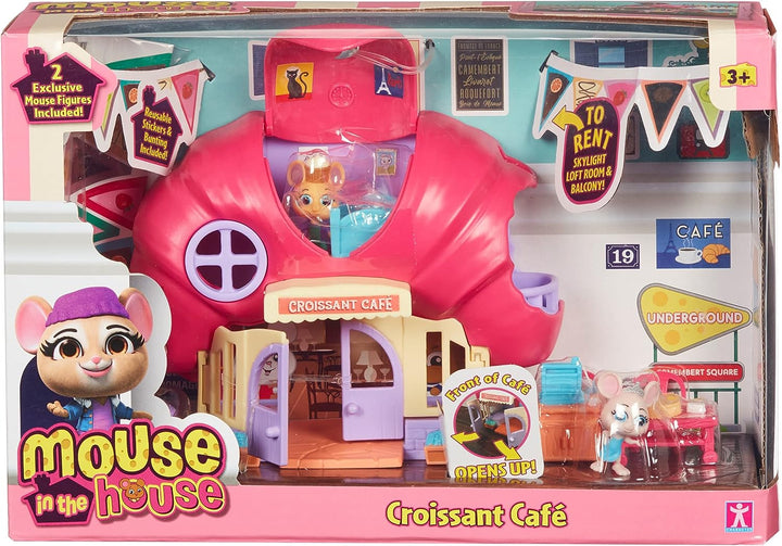 Character Options 07394 Millie & Friends Mouse in The House Croissant Café, Collectable Toys, Imaginative Play, Playset