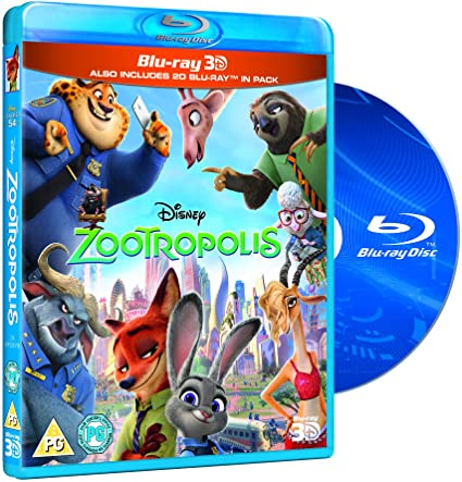 Zootropolis [Blu-ray 3D + Blu-ray] [2016]