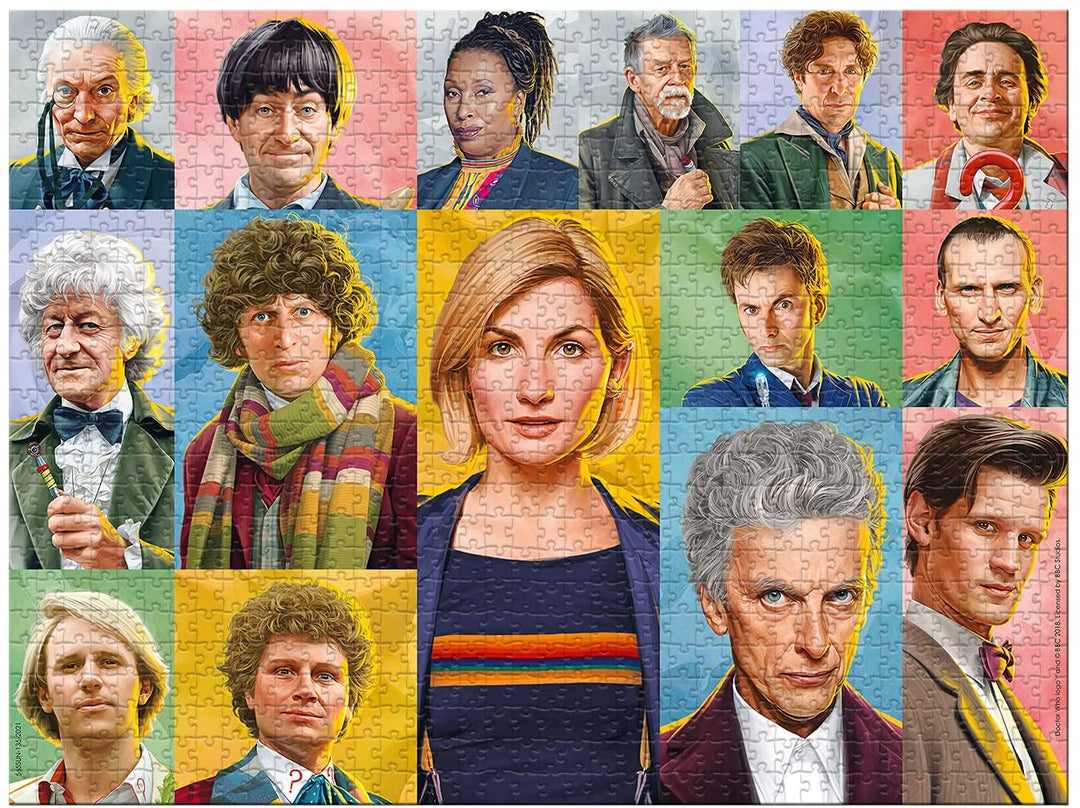 Puzzels 784 WM01315 EA Doctor Who 1000st, Veelkleurig