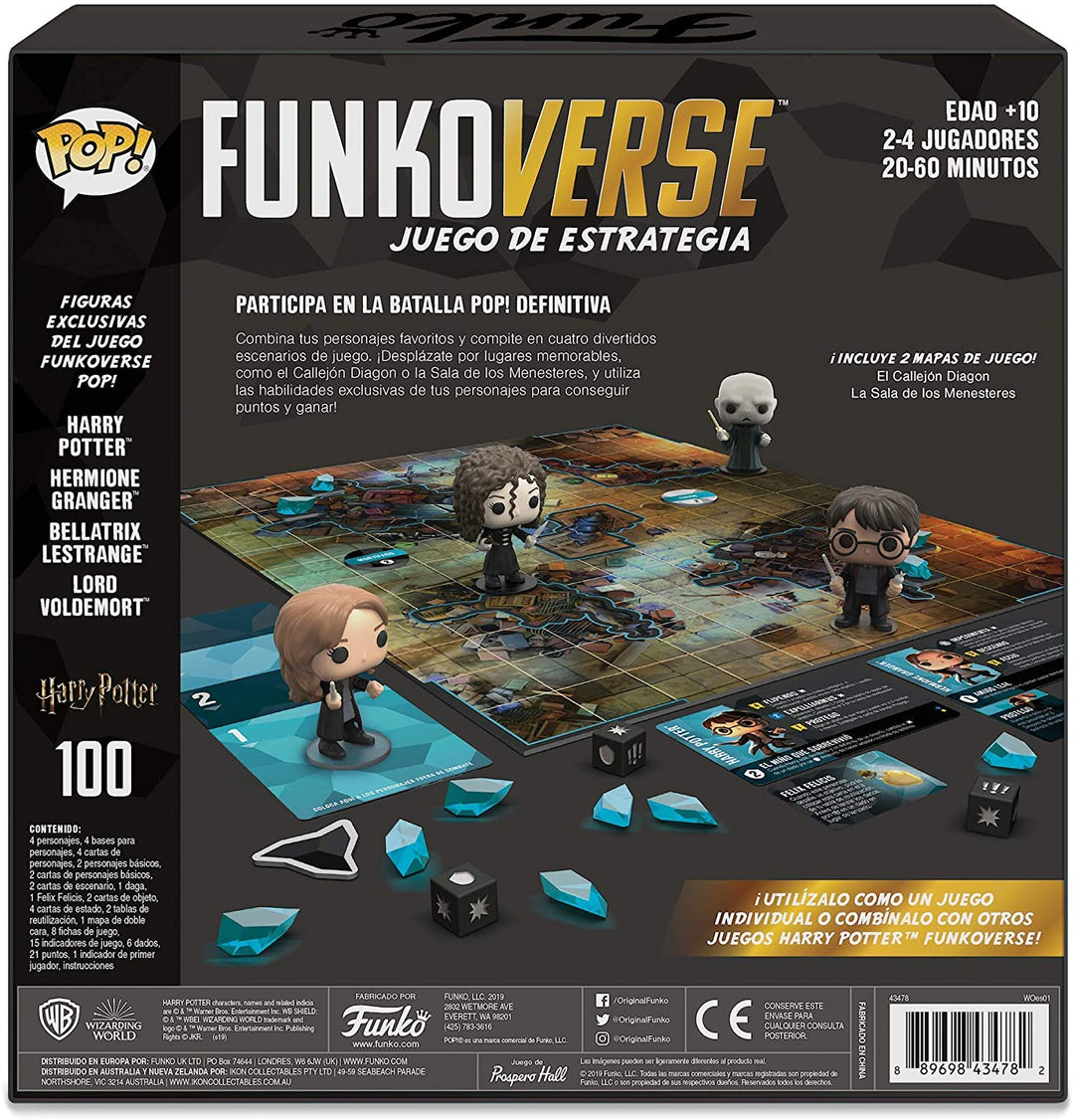 Harry Potter Funkoverse Juego De Estrategia 2-4 Jugadores Funko 43478 Pop!