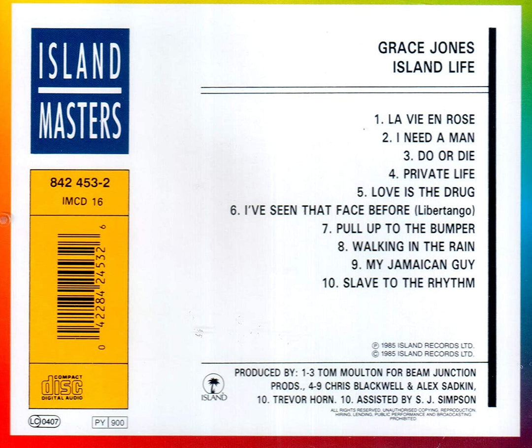 Grace Jones  - Island Life [Audio CD]