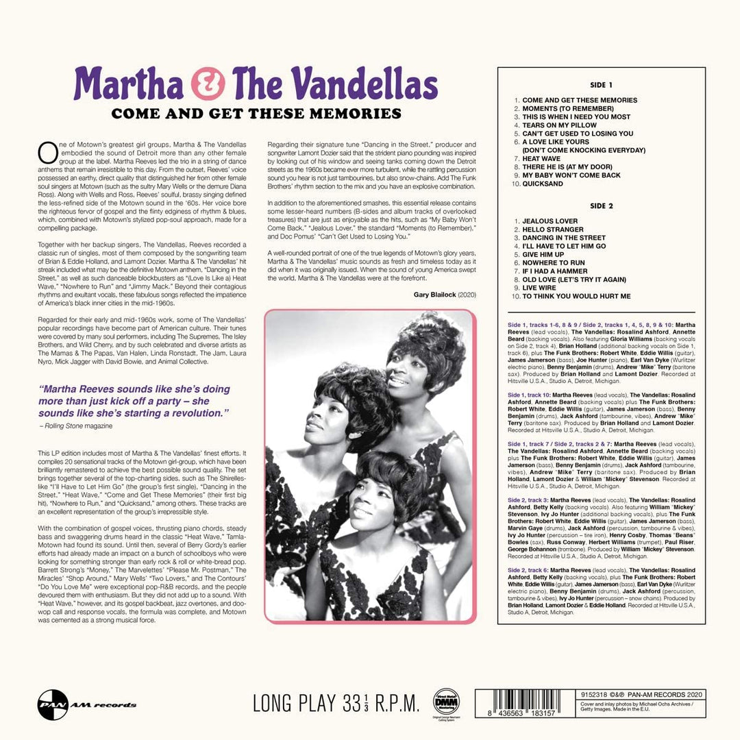 Martha Reeves & the Vandellas - Come and Get These Memories [Vinyl]