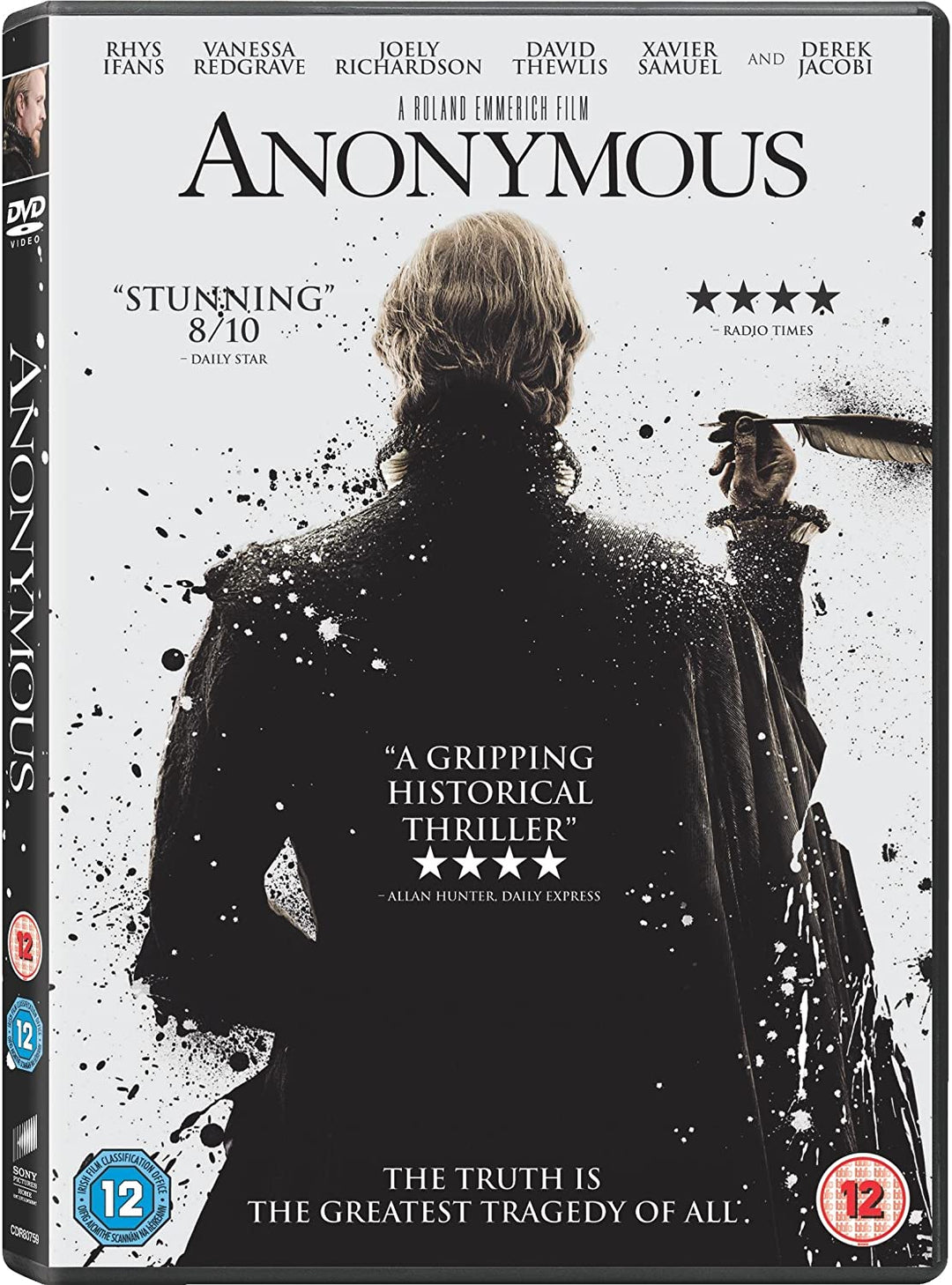 Anonymous (2011) - DVD (Region 2) (5035822075931)