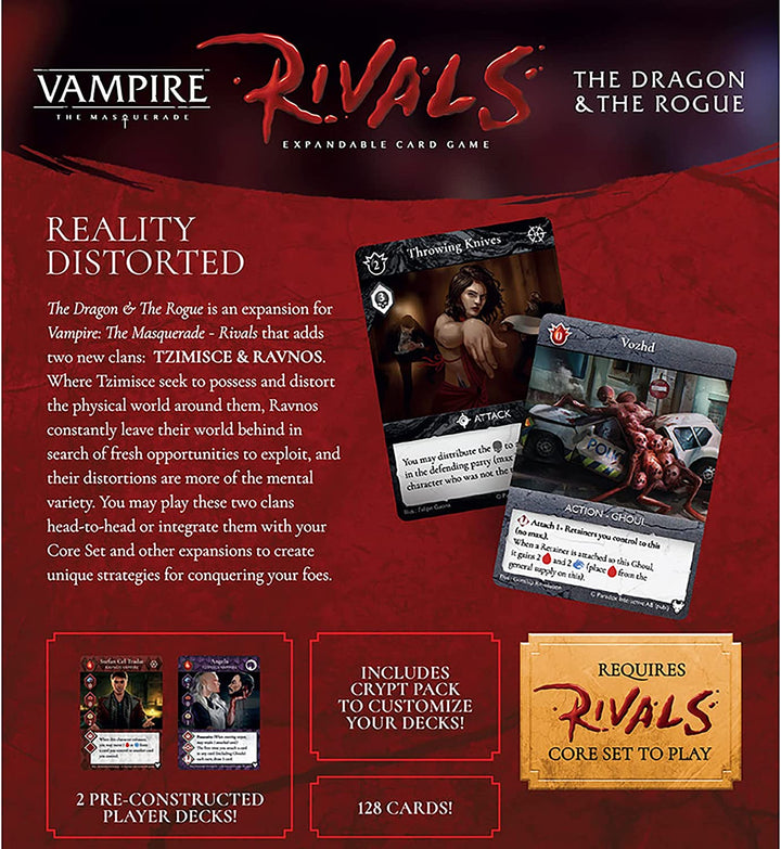 Vampire: The Masquerade Rivals - The Dragon and the Rogue Expansion