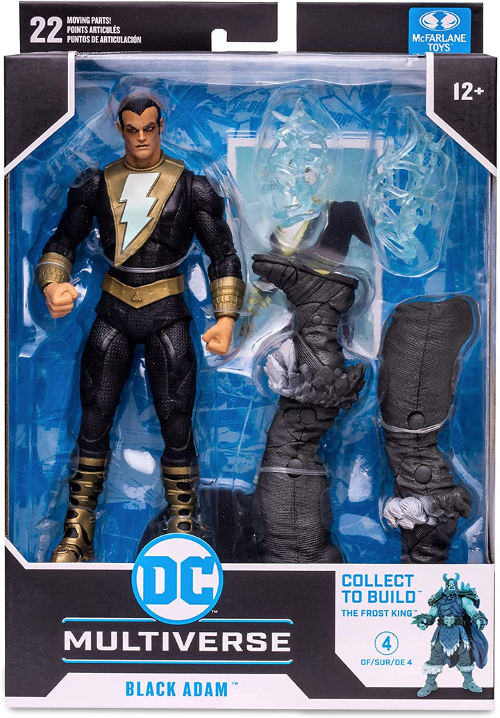 McFarlane TM15472 DC Build-A 7IN Figures WV7-ENDLESS Winter-Black ADAM, Multicol