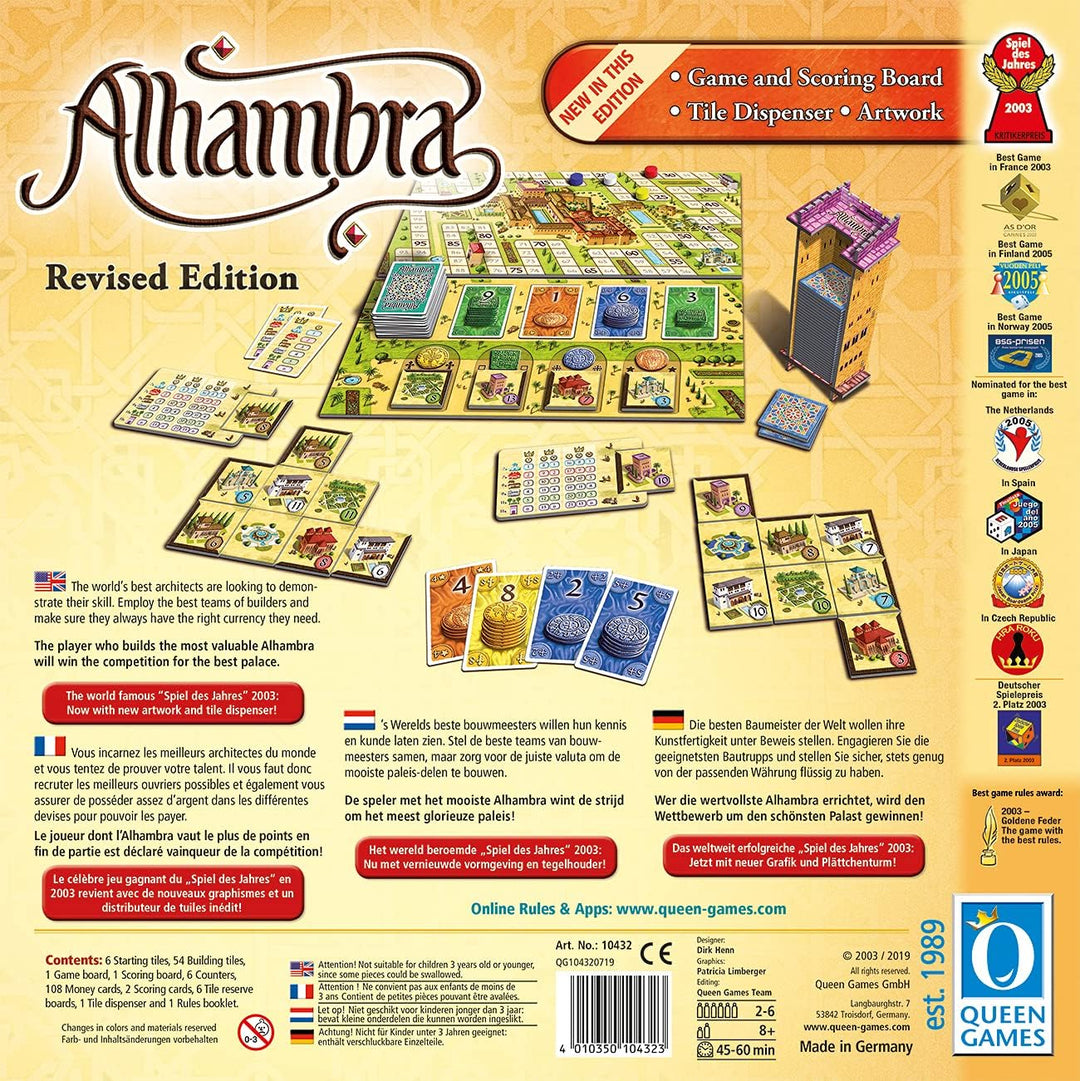 Queen Games Alhambra: Revised Edition