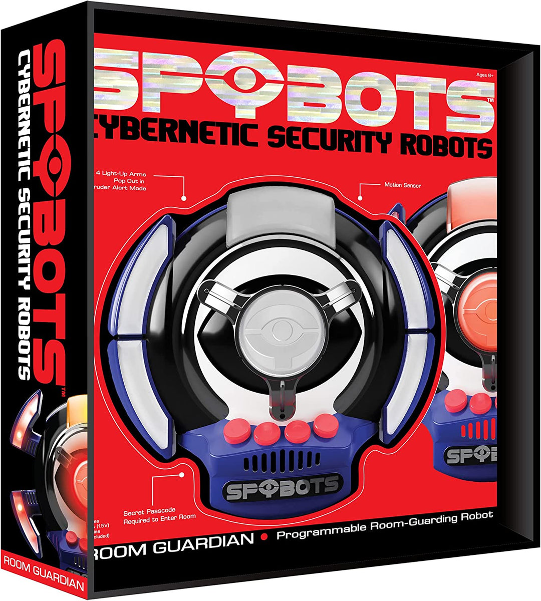 SpyBots Room Guardian – Sicherheitsroboter! Bewegung aktiviert. Lustiges Gadget-Spielzeug für Jungen.