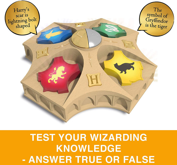 TOMY Harry Potter Wizarding Quiz Game - Fun Family Trivia Games - Family Games For Kids And Harry Potter Fans - Games For Children - Quiz Games For Kids - Suitable For Girls And Boys Aged 8 +